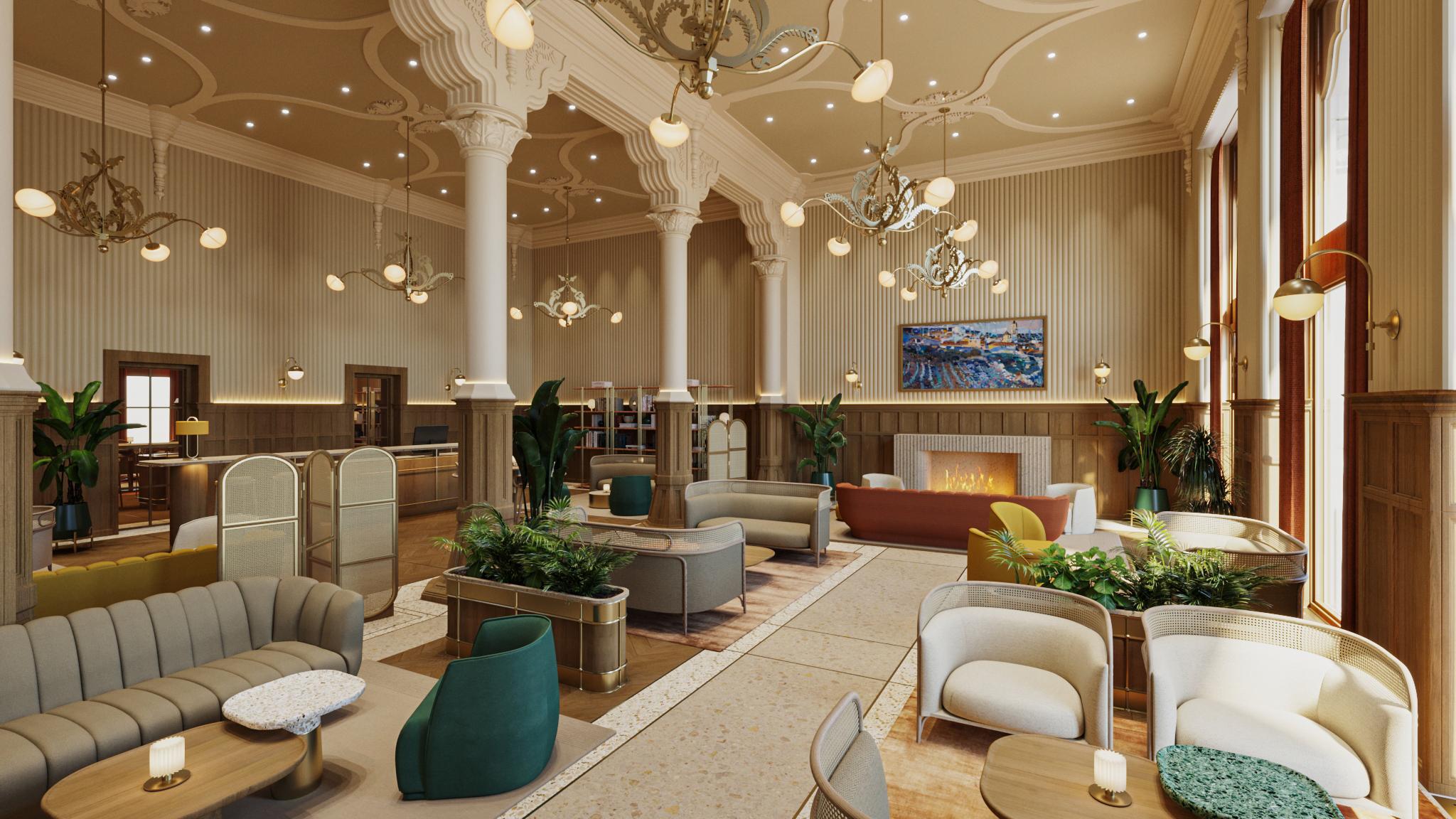 Hotel Dacia Lobby & Ballroom - Image 8